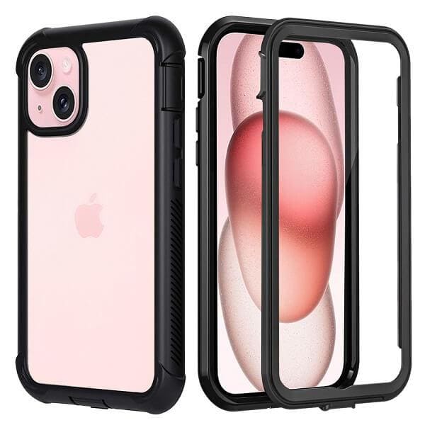 For iPhone 1515 Pro15 Pro Max 15 Plus Military Grade Full Body Shockproof Clear Heavy Duty Case Bumper Drop Protection Tough Cover For iPhone 1515 Pro15 Pro Max 15 Plus Military Grade Full Body Shockproof Clear Heavy Duty Case Bumper Drop Protection Tough Cover